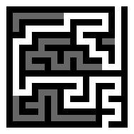 Maze solved 24 iterations